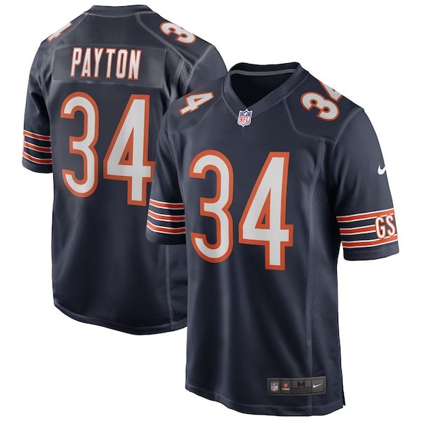 Nike Walter Payton Chicago Bears Game Retired Player Jersey Navy