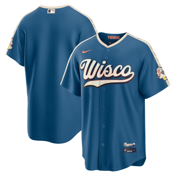 Nike Christian Yelich Milwaukee Brewers 2026 City Connect Stadium Jersey Mineral Blue