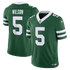 Nike Garrett Wilson New York Jets Vapor F.U.S.E. Stitched Limited Jersey Green
