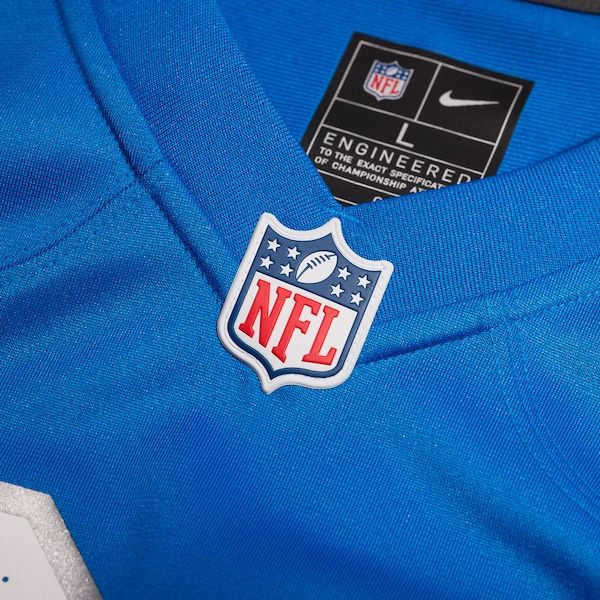 Nike Detroit Lions Custom Game Jersey Blue