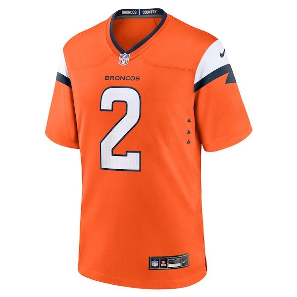 Nike Patrick Surtain II Denver Broncos Team Game Jersey Orange