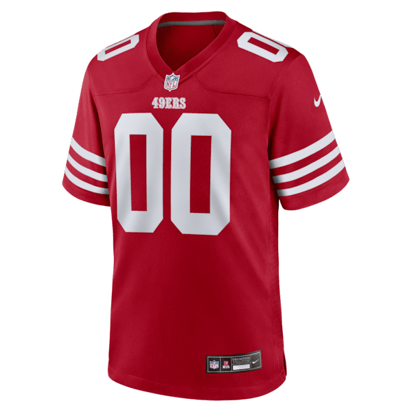 Nike San Francisco 49ers Custom Game Jersey Scarlet
