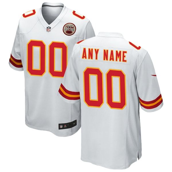 Nike Kansas City Chiefs Custom Game Jersey White