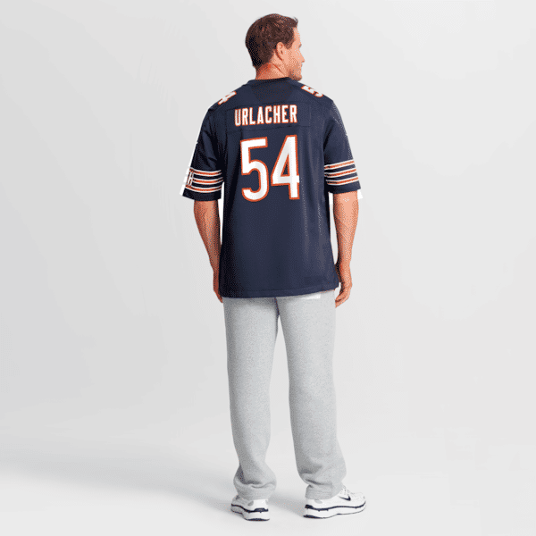 Nike Brian Urlacher Chicago Bears Game Retired Player Jersey Navy