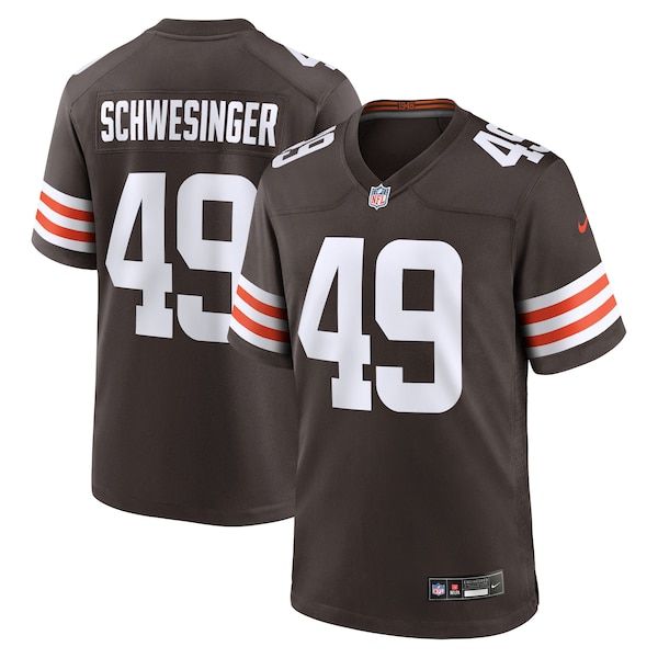 Nike Carson Schwesinger Cleveland Browns Game Jersey Brown
