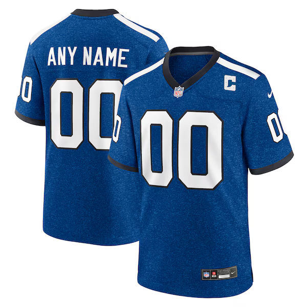 Nike Indianapolis Colts Alternate Custom Game Jersey Blue