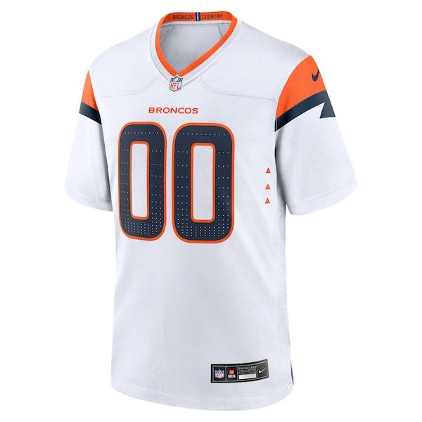 Nike Denver Broncos Custom Game Jersey White