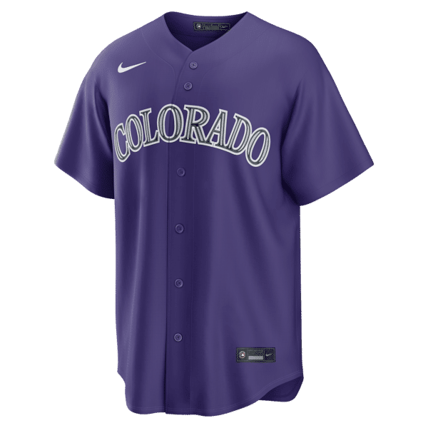 Nike Kris Bryant Colorado Rockies Alternate Replica Jersey Purple