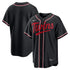 Nike Minnesota Twins Fashion Replica Black Out Jersey