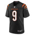 Nike Joe Burrow Cincinnati Bengals Game Jersey Black