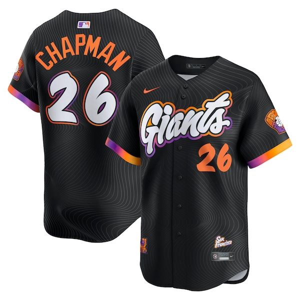 Nike Matt Chapman San Francisco Giants 2025 City Connect Limited Jersey Anthracite