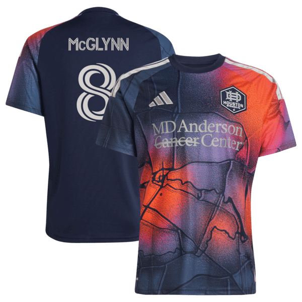 Adidas Jack McGlynn Houston Dynamo FC 2026 Mission Control Replica Jersey Blue