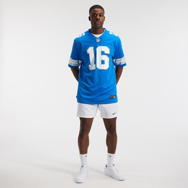 Nike Jared Goff Detroit Lions Game Jersey Blue