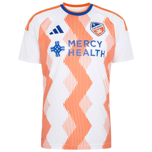 Adidas FC Cincinnati 2026 The Seven Hills Kit Replica Custom Jersey White