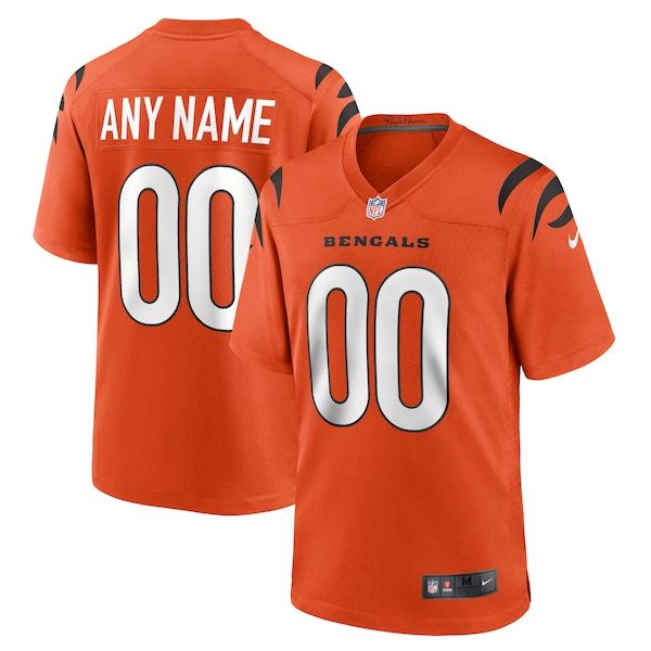 Nike Cincinnati Bengals Alternate Game Custom Jersey Orange
