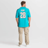 Nike De'Von Achane Miami Dolphins Game Jersey Aqua