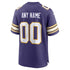 Nike Minnesota Vikings Custom Game Jersey Purple