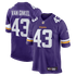 Nike Andrew Van Ginkel Minnesota Vikings Game Jersey Purple