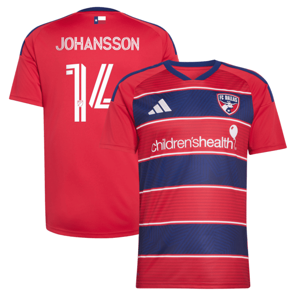 Adidas Herman Johansson FC Dallas 2026 DNA Kit Replica Jersey Red