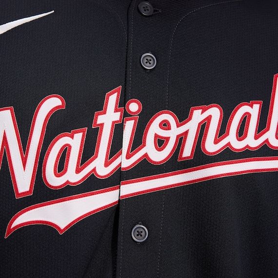 Nike Washington Nationals Alternate Limited Custom Jersey Navy