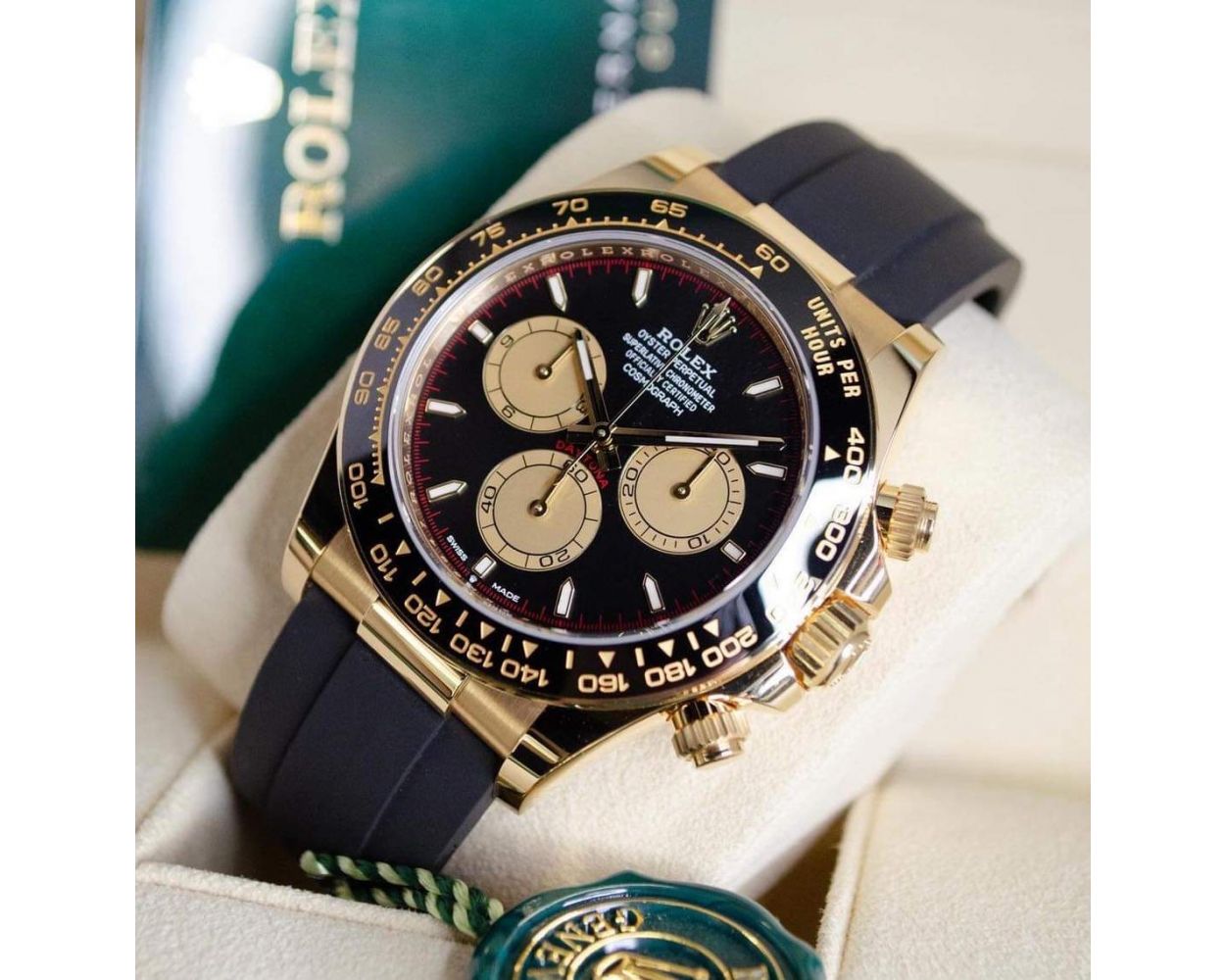 Selfika™ Men's Daytona 126518 Chronograph Watch 1.6 in
