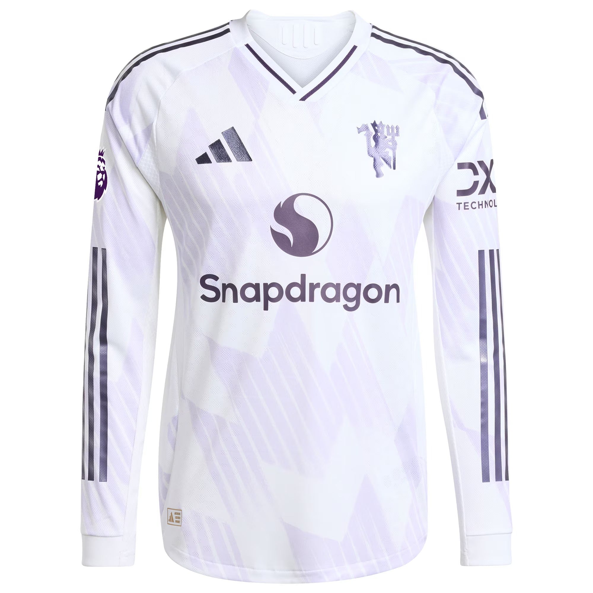 Cristiano Ronaldo Manchester United Selfika 2025/26 Away Long Sleeve Player Jersey - White