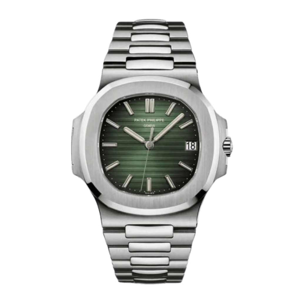 Selfika™ Men's Nautilus Automatic Watch Green Dial 1.6 in