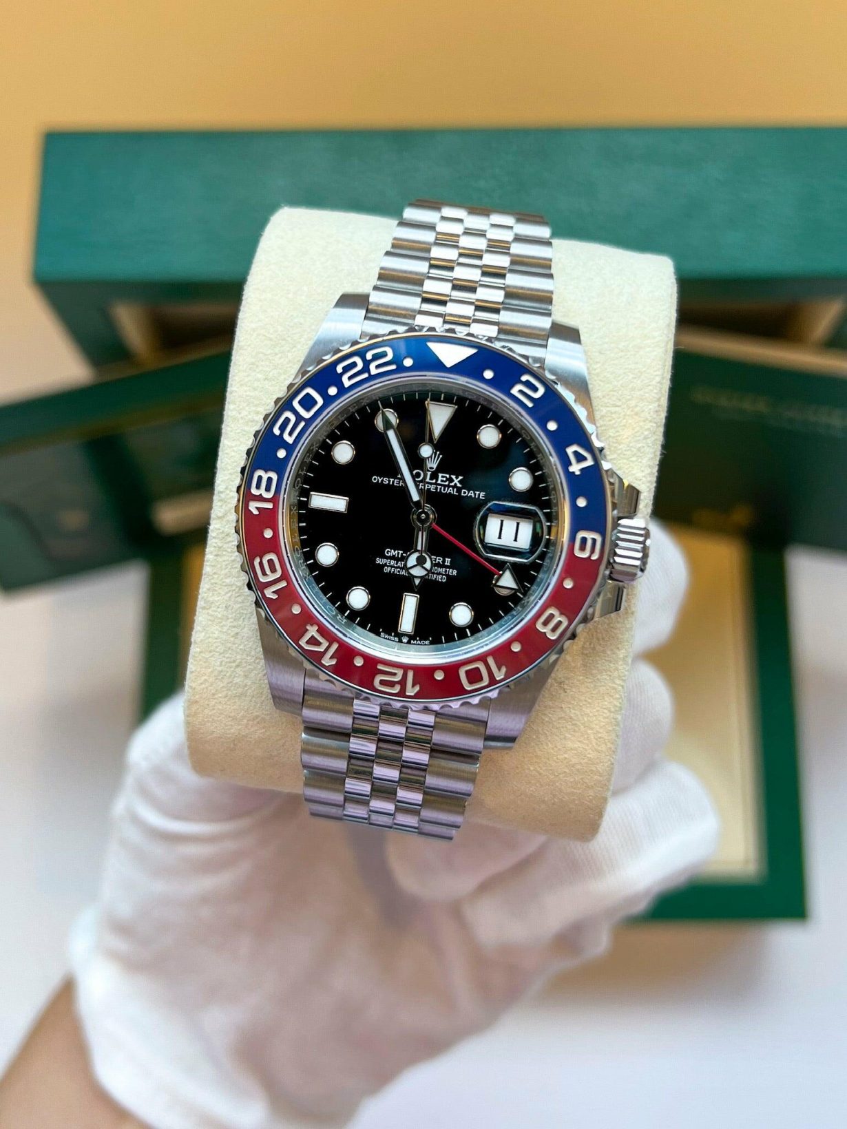 Selfika™ Men's GMT-Master II PEPSI Jubilee Watch 1.6 in