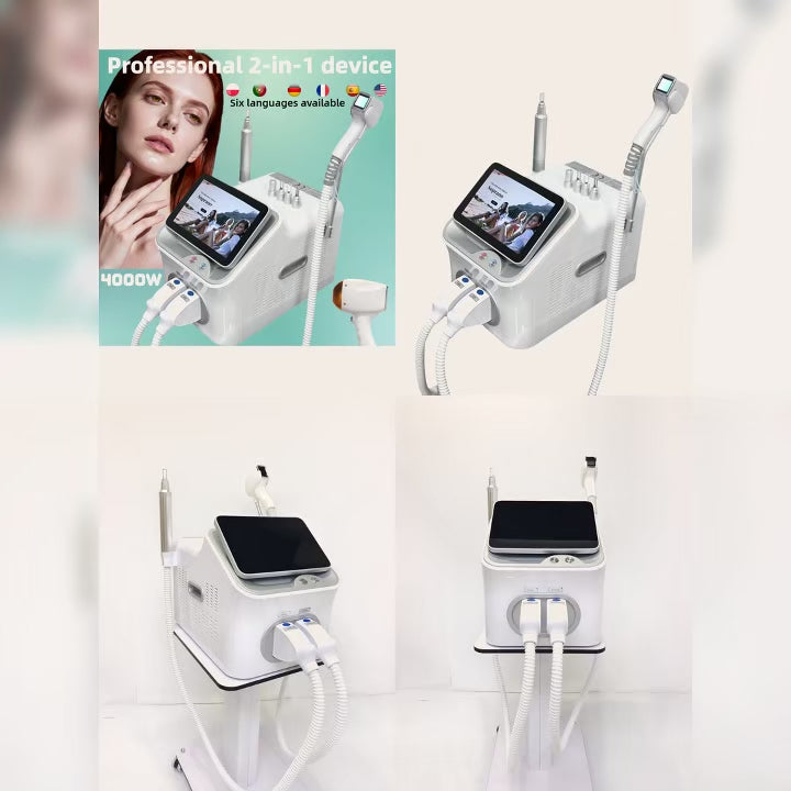 Selfika™ 808nm 2-in-1 Diode Laser Hair & Tattoo Removal Machine