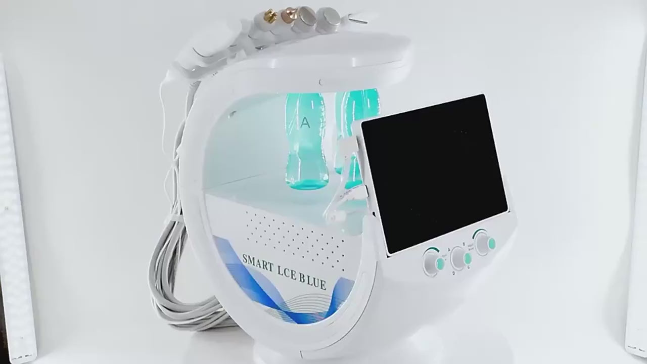 Selfika™ 7 in 1 Intelligent Ice Blue Skin Detection Facial Machine