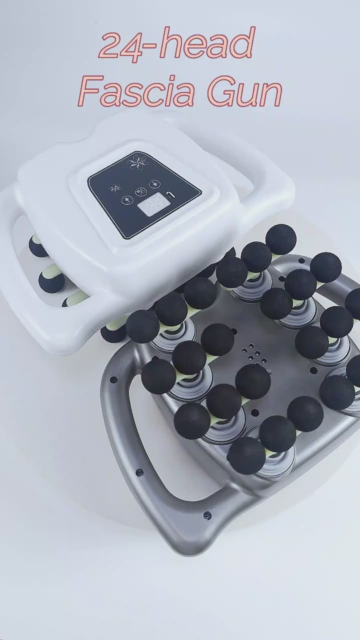 Selfika™ 24-Head Fascia Gun 9 Modes High Frequency Massage Gun