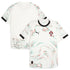 Puma Portugal 2025 Away Jersey with white base and abstract red and green wave patterns