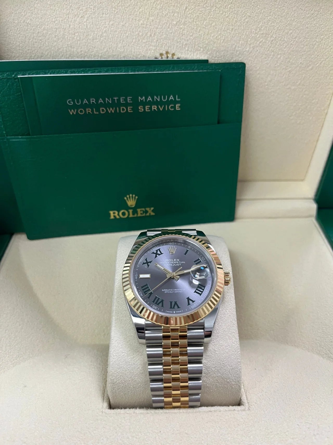 Selfika™ Datejust 41 Two-Tone Yellow Gold Watch