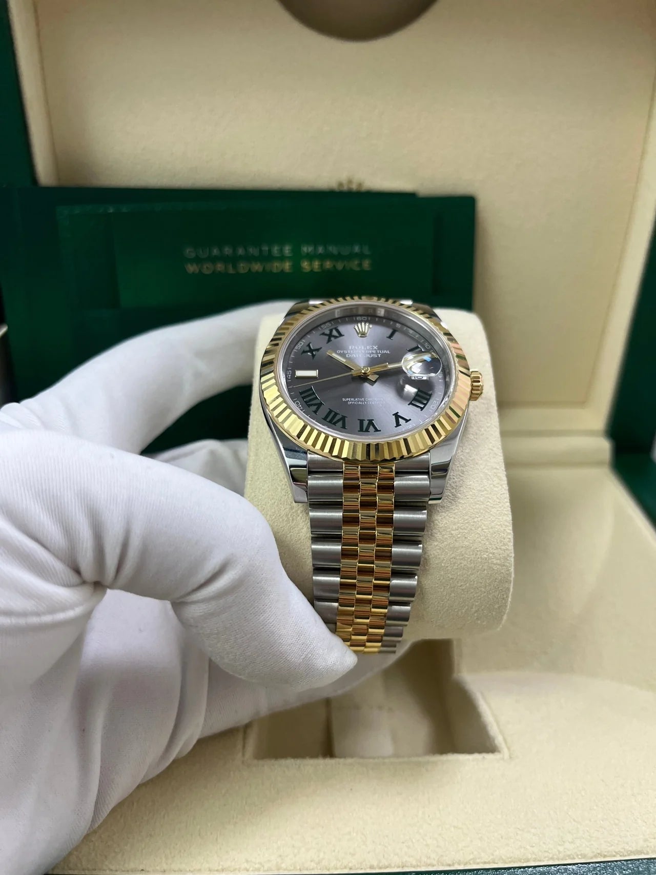 Selfika™ Datejust 41 Two-Tone Yellow Gold Watch