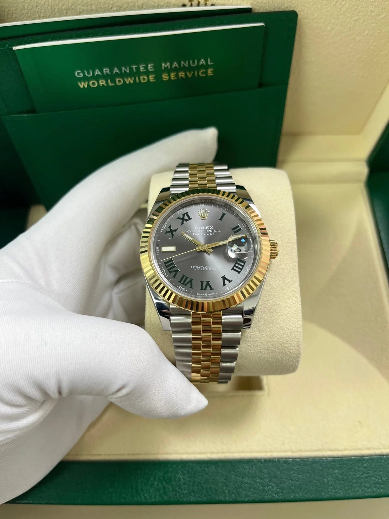Selfika™ Datejust 41 Two-Tone Yellow Gold Watch