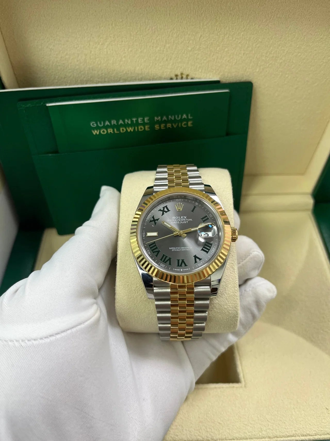 Selfika™ Datejust 41 Two-Tone Yellow Gold Watch