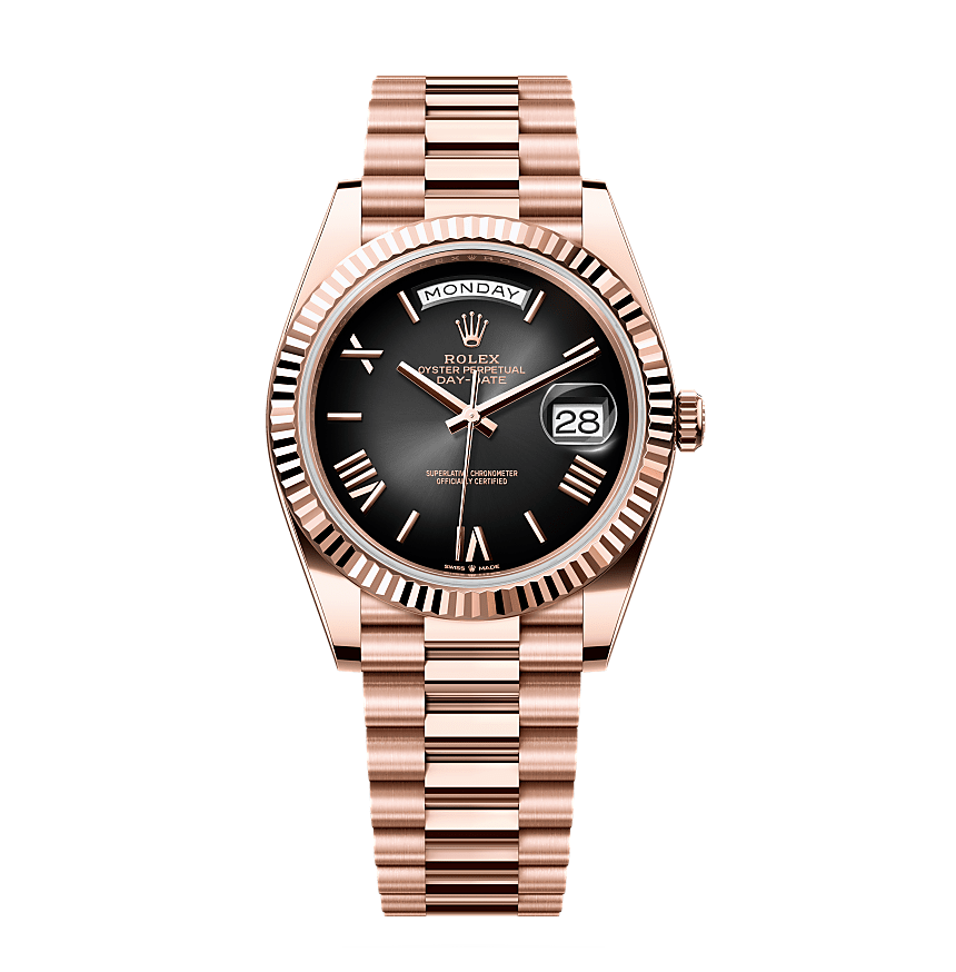 Selfika™ Men's Day-Date Oyster Automatic Watch 1.6 in