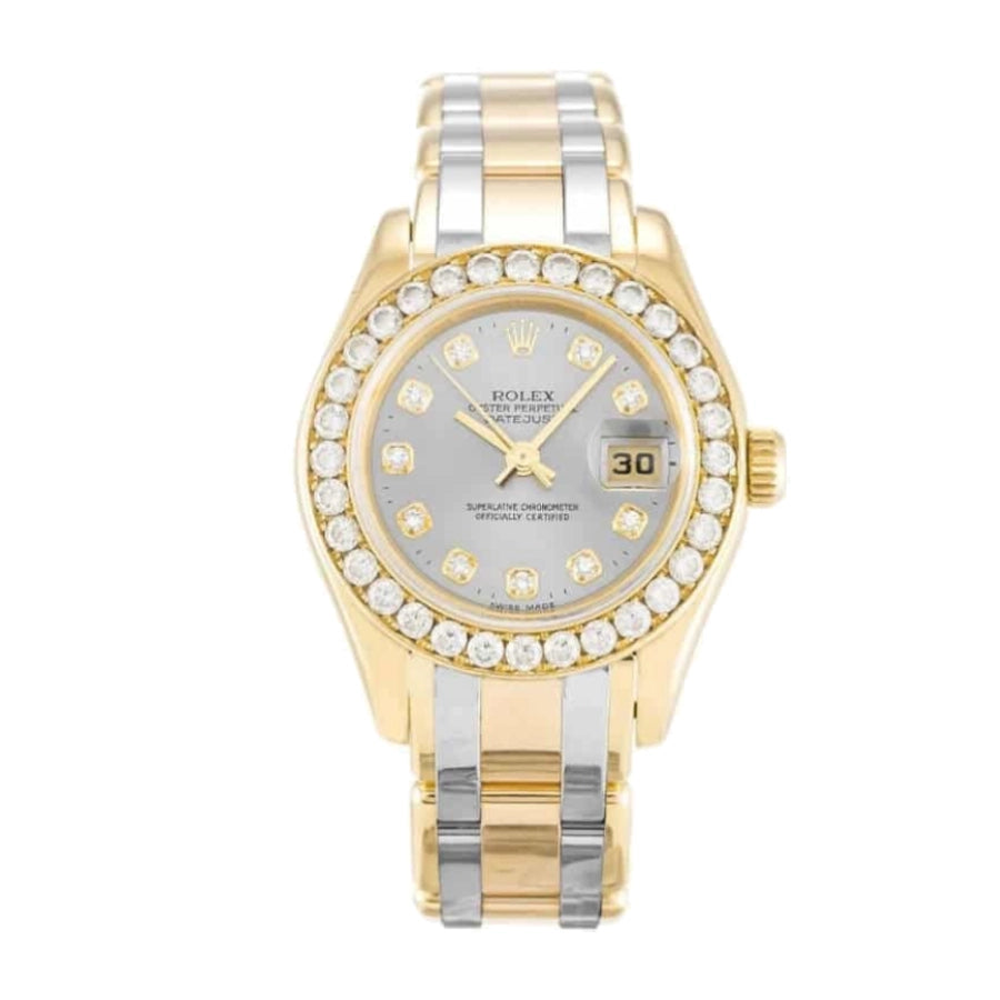 Selfika™ Women's Tridor Pearlmaster 80298-0048 Luxury Watch