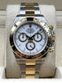 Selfika™ Men's Two Tone Chronograph Watch 1.6 in White Dial 126503