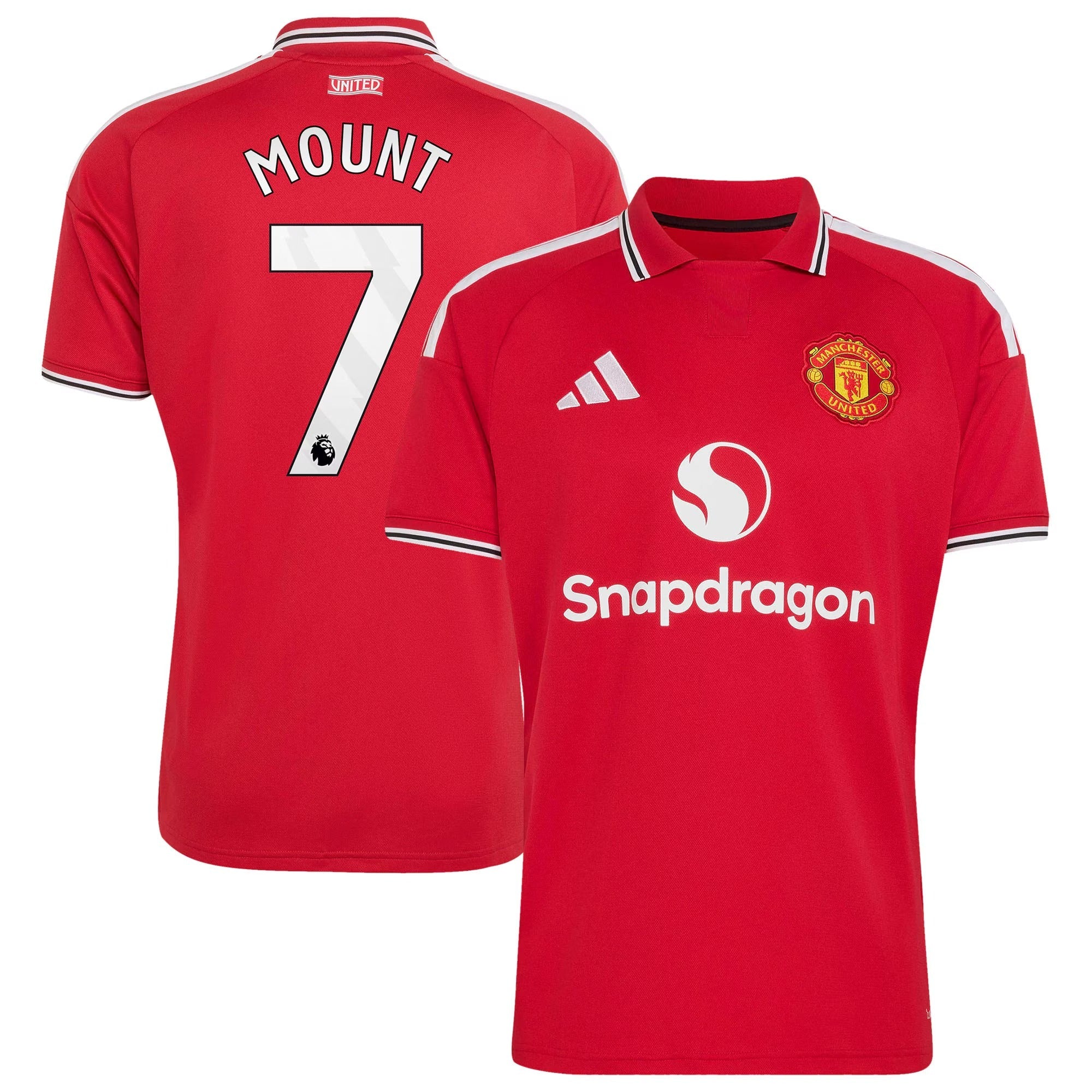 Official Mason Mount Manchester United adidas 2026/27 Home Replica Jersey - Red - Jersey Teams World