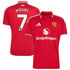 Official Mason Mount Manchester United adidas 2026/27 Home Replica Jersey - Red - Jersey Teams World